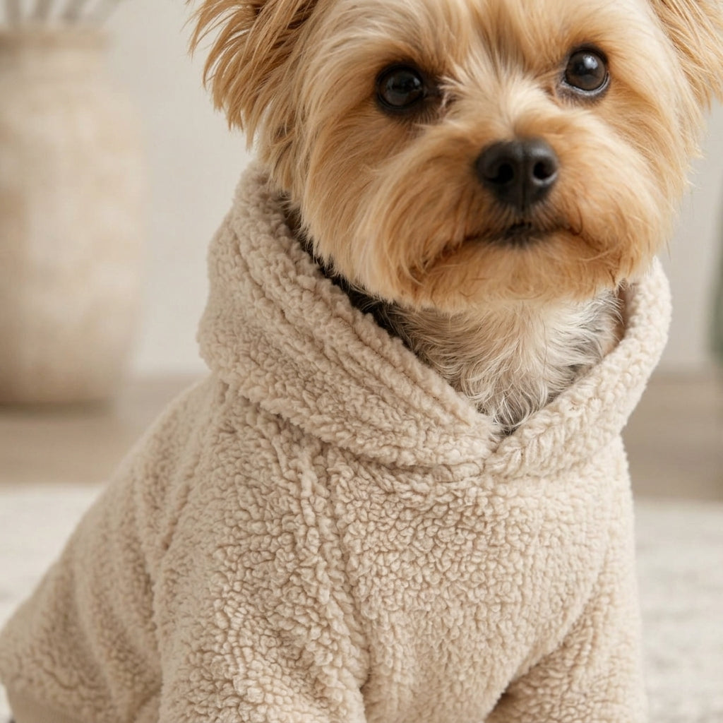 VEZLUPINA™ Fleece Pet Hoodie | Premium Warm Puppy Sweatshirt, Soft Dog Clothes