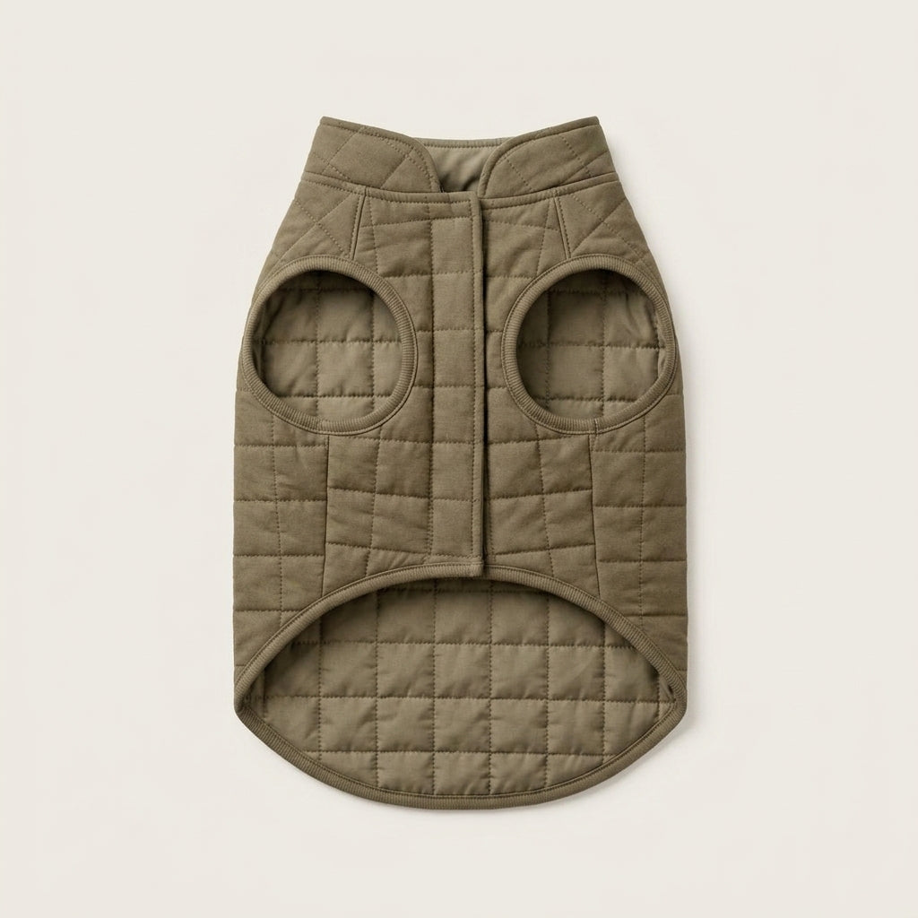 VEZLUPINA™ Aspen Quilted Dog Vest | Lightweight Cold Weather Puppy Jacket, Outdoor Pet Coat