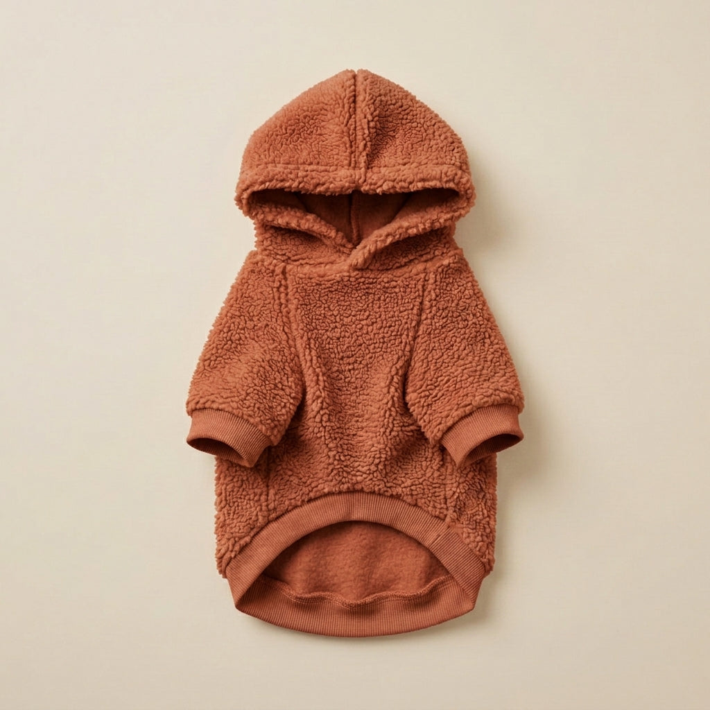 VEZLUPINA™ Fleece Pet Hoodie | Premium Warm Puppy Sweatshirt, Soft Dog Clothes