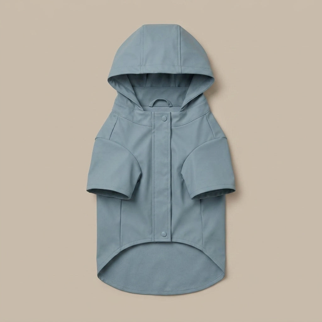 VEZLUPINA™ Coastline Lightweight Dog Rain Jacket | Water-Resistant Puppy Raincoat, Outdoor Pet Coat