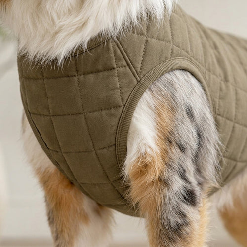 VEZLUPINA™ Aspen Quilted Dog Vest | Lightweight Cold Weather Puppy Jacket, Outdoor Pet Coat